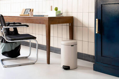 ABFALLEIMER 12 l  Metall  - Beige, Design, Kunststoff/Metall (25.1/41.1/33.8cm) - Brabantia