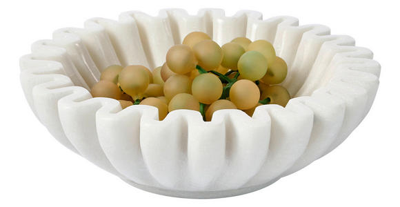 DEKOSCHALE - Weiß, Design, Stein (20/6cm) - Ambia Home