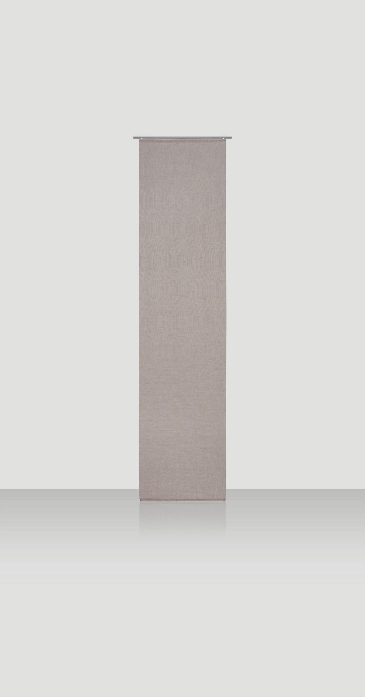 FLÄCHENVORHANG   transparent   60/245 cm  - Braun, Design, Textil (60/245cm) - Novel