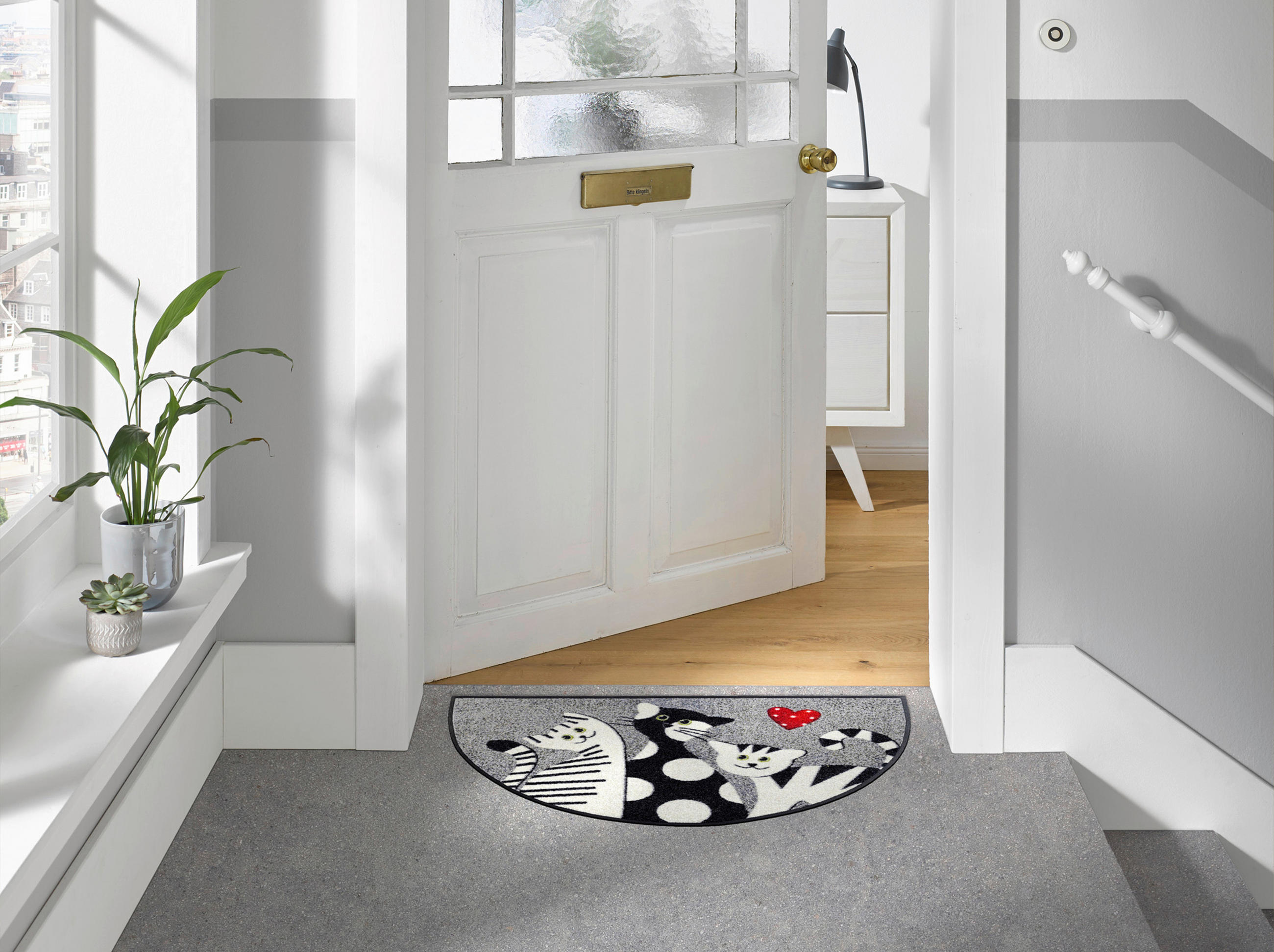 DVEŘNÍ ROHOŽKA, 50/85 cm, vícebarevná - vícebarevná, Konvenční, textil/plast (50/85cm) - Esposa