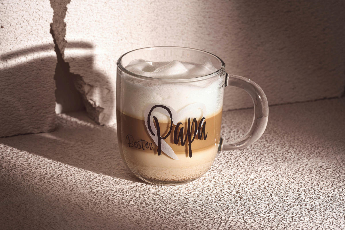 TASSE EMOZIONE   400 ml  - Transparent/Hellgrau, Basics, Glas (12,5/10,0/8,7cm) - Leonardo