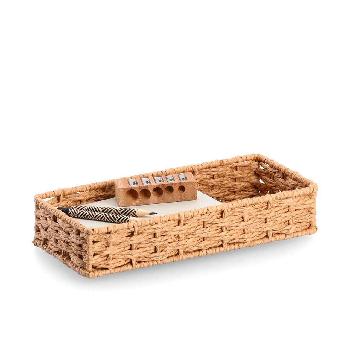 TISCHORGANIZER  - Naturfarben, Basics, Papier (24/11/4,5cm) - Zeller Present