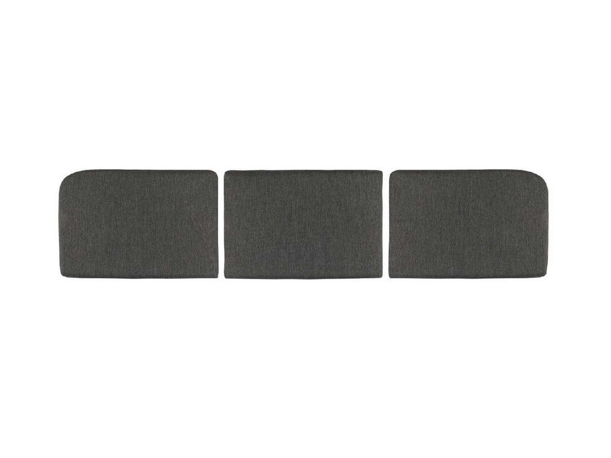 RÜCKENKISSEN  - Anthrazit, Design, Textil (60/40/4cm)