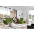 ECKSOFA in Struktur Grün  313/233 cm  - Schwarz/Grün, Design, Kunststoff/Textil (313/233cm) - Emilio Belluti