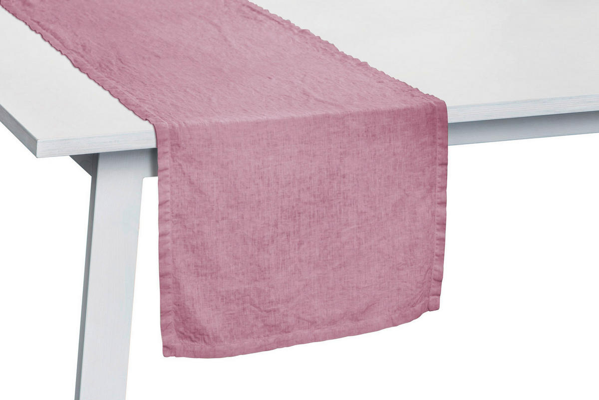 TISCHLÄUFER Textil Webstoff Altrosa 50/150 cm  - Altrosa, Basics, Textil (50/150cm) - Pichler