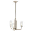 KRONLEUCHTER 45.9/47.9 cm    - Nickelfarben, Konventionell, Glas/Metall (45.9/47.9cm) - Elstead Lighting
