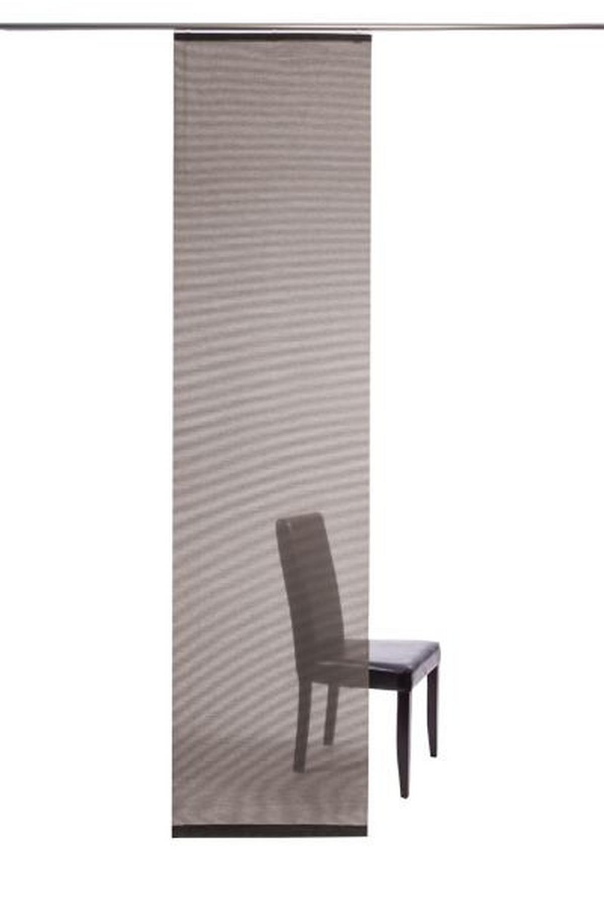 PANELOVÝ ZÁVĚS, 60/245 cm - hnědá, Design, textil (60/245cm)