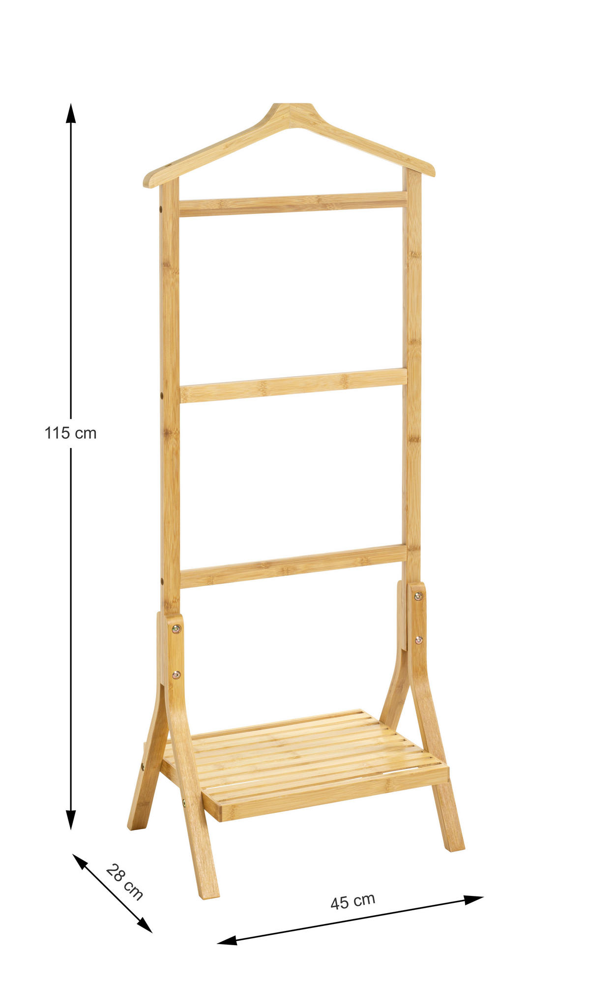 HERRENDIENER - Naturfarben, Basics, Holz (46/115/28cm)