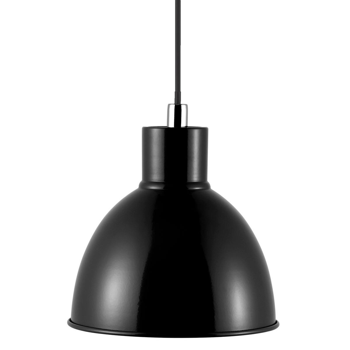 PENDELLEUCHTE Pop 20/21.5/21.5 cm  - Schwarz, Design, Metall (20/21.5/21.5cm) - Nordlux