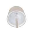 AKKU-TISCHLEUCHTE 9/22 cm  - Beige, Basics, Metall (9/22cm) - Novel