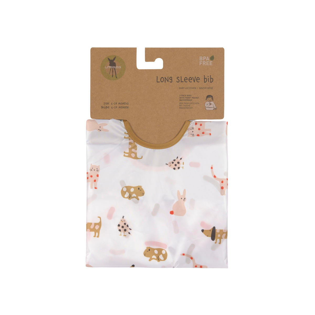 LÄTZCHEN - Transparent/Orange, Basics, Textil (80/0,3/36cm) - Lässig