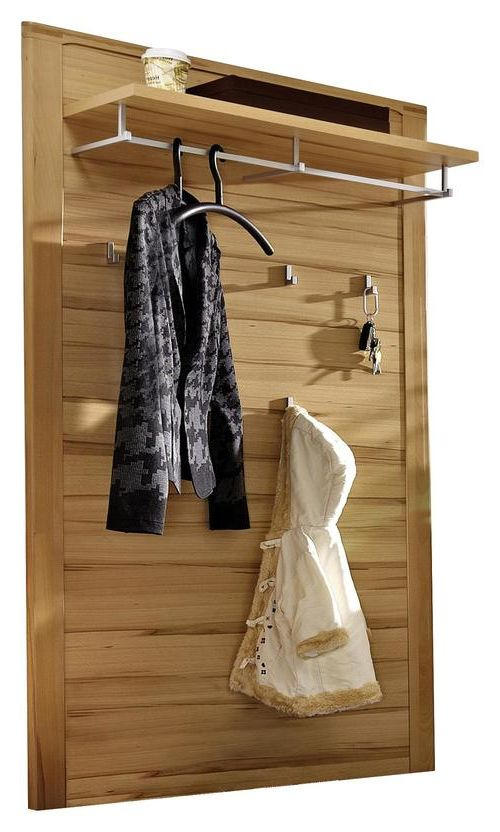 VEŠIAKOVÝ PANEL, farba buka, jadrový buk, 90/160/32 cm - farba buka, Konventionell, drevo/kompozitné drevo (90/160/32cm) - Livetastic