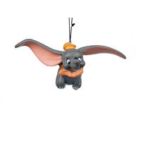 CHRISTBAUMANHÄNGER Dumbo  - Grau, Trend, Kunststoff (15/10/10cm) - Disney