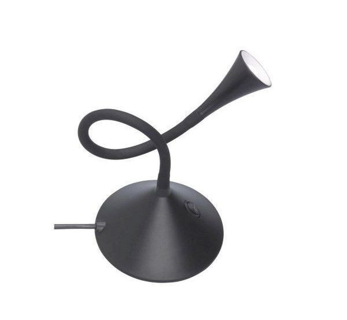 LED LAMPA ZA RADNI STO  - crna, Konvencionalno, plastika (13,5/31,8cm)