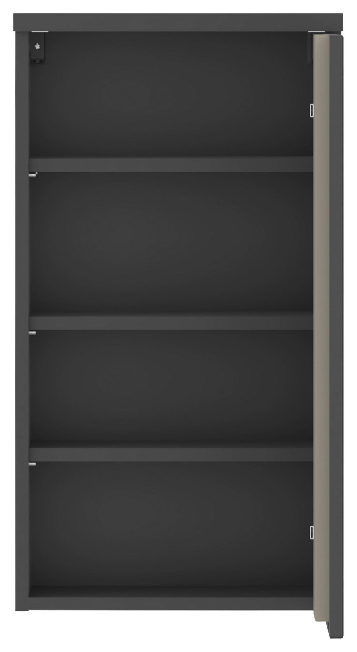 HÄNGESCHRANK 40/72,5/20,3 cm  - Anthrazit, MODERN, Holzwerkstoff (40/72,5/20,3cm) - MID.YOU