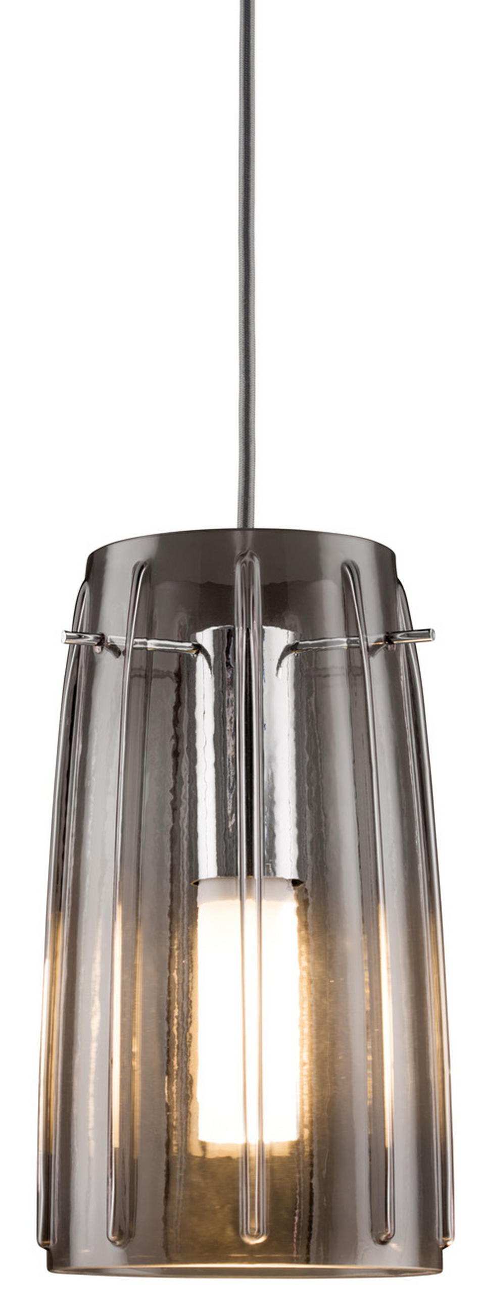 SCHIENENSYSTEM-LEUCHTENSCHIRM URail   - Design, Glas (28cm) - Paulmann