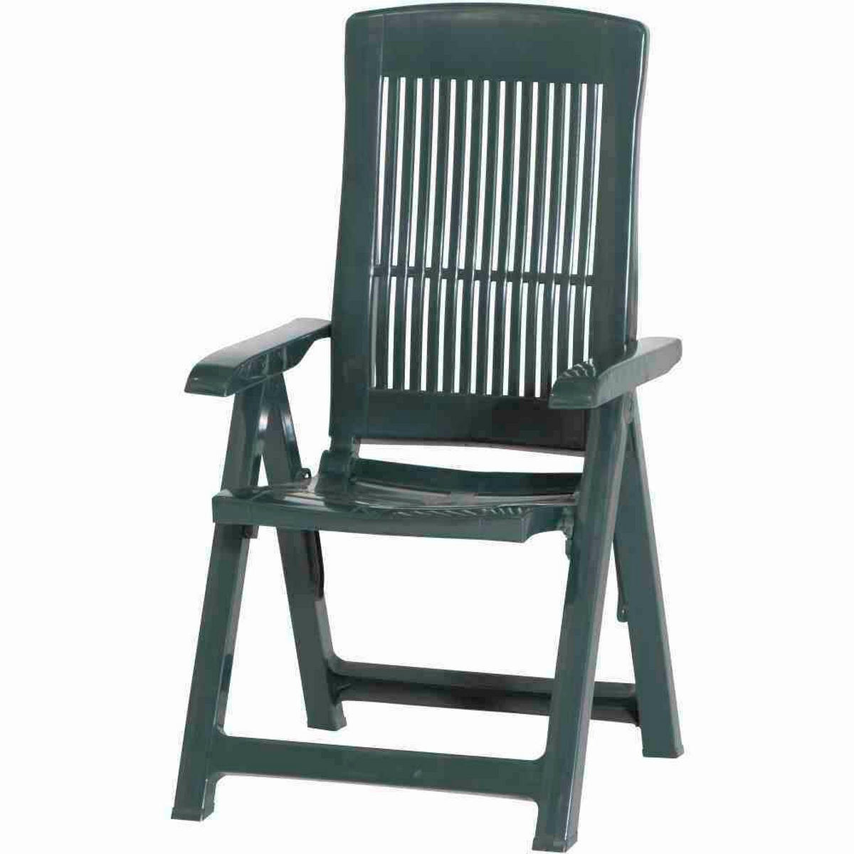 GARTENSTUHL-SET Kunststoff, Textil Grün, Taupe  - Taupe/Grün, MODERN, Kunststoff/Textil (44/111/50cm) - Gardenson