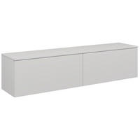 LOWBOARD  160,3/37,6/37,4 cm  individuell planbar, Beimöbel erhältlich, hängend, in verschiedenen Größen erhältlich, in verschiedenen Holzdekoren erhältlich  - Weiß, Design, Holzwerkstoff (160,3/37,6/37,4cm) - Celina Home