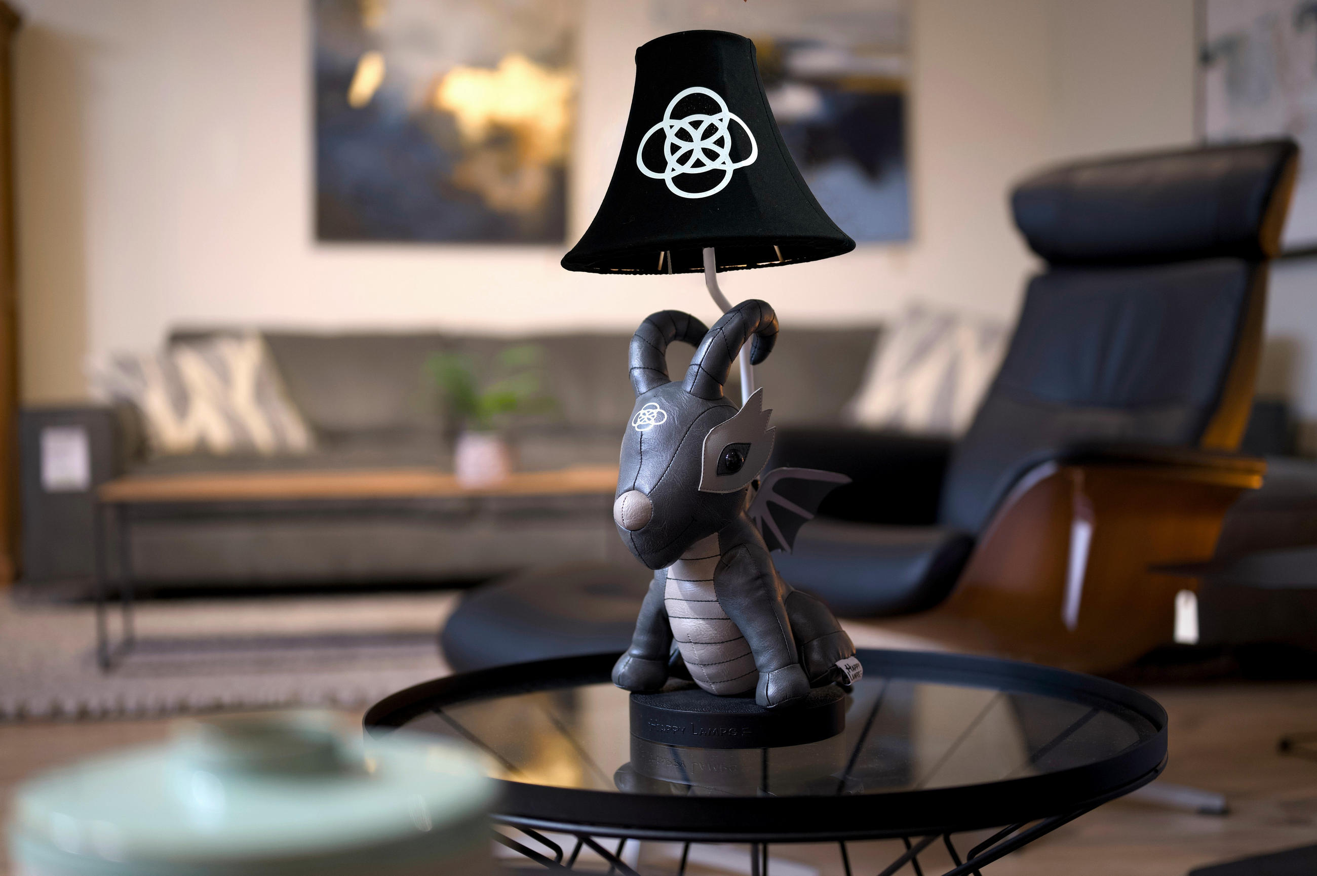 LED-KINDERTISCHLEUCHTE Black Dragon 26/30/58 cm   - Basics (26/30/58cm) - Happy Lamps