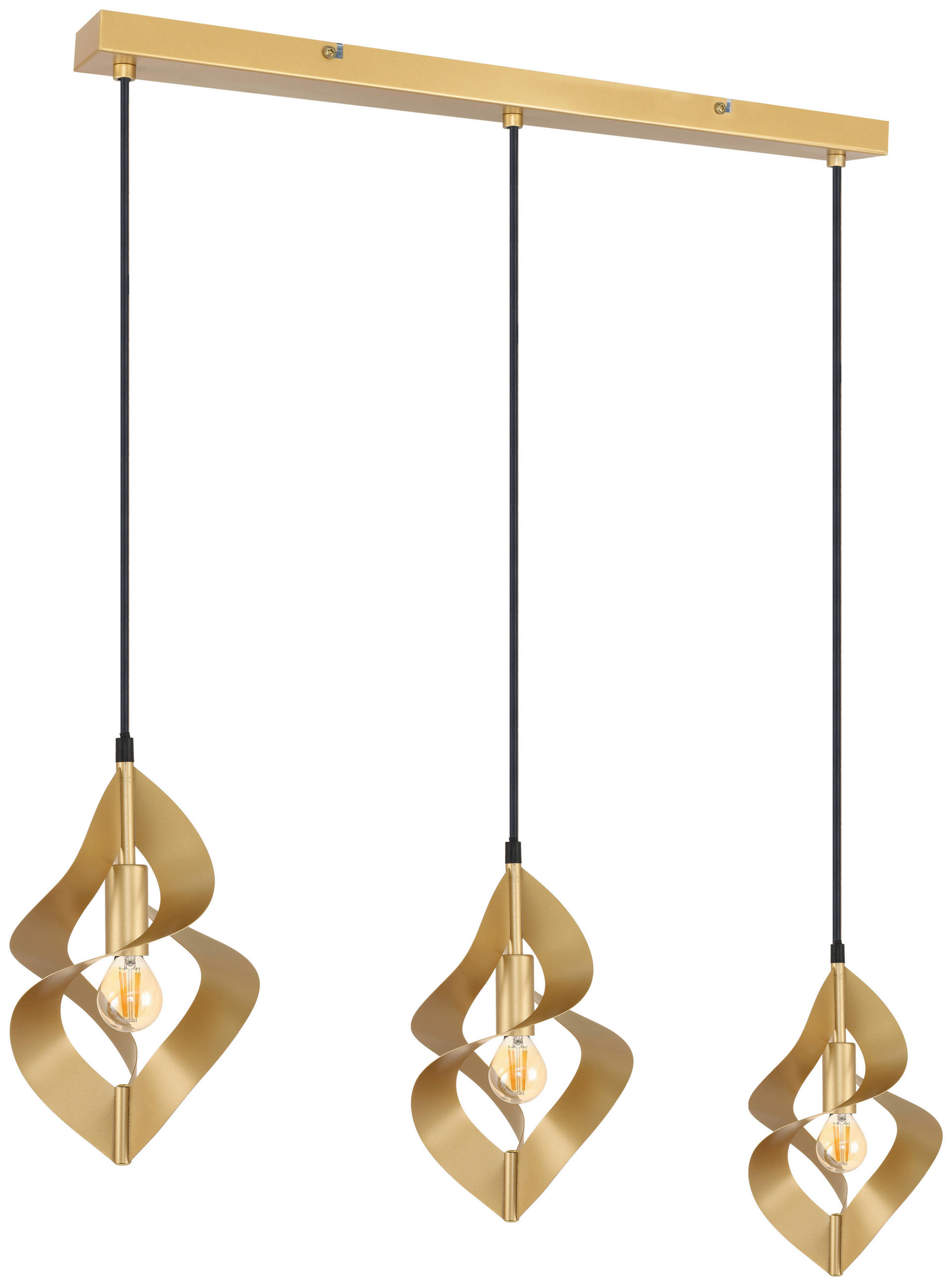 HÄNGELEUCHTE 70/17/120 cm   - Goldfarben, Design, Metall (70/17/120cm) - Collet's Monde