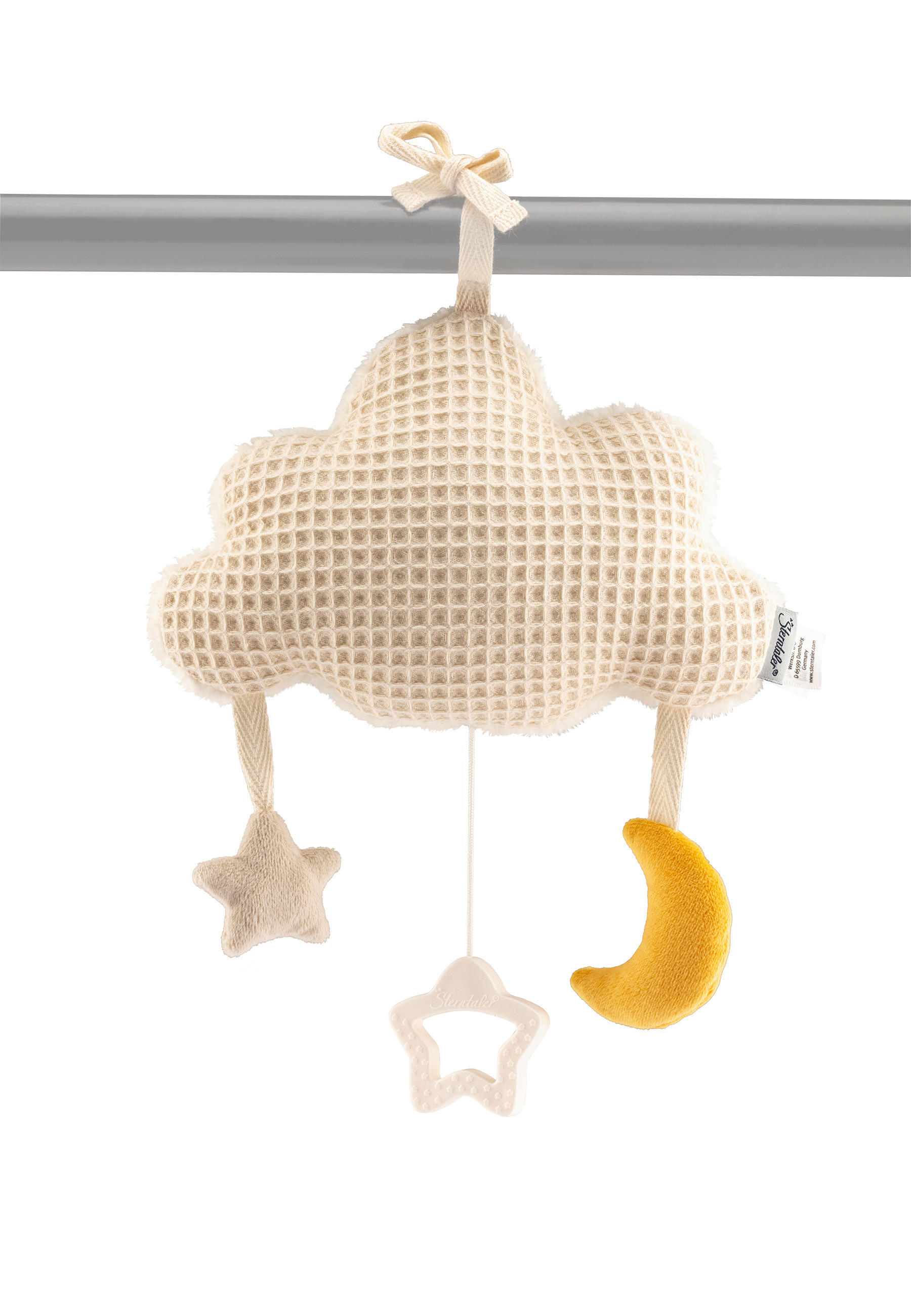 SPIELUHR  - Ecru, Basics, Textil (14/21/7cm) - Sterntaler