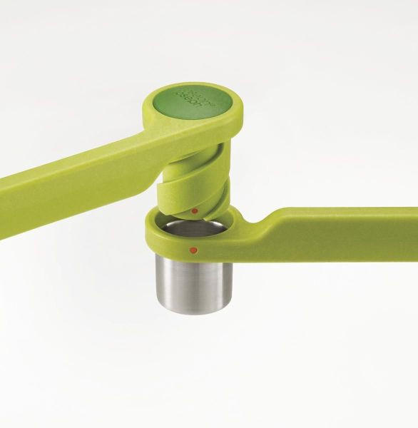 STISKALEC ZA ČESEN HELIX    12,5/22/5.8 cm                 - zelena, Konvencionalno, kovina/umetna masa (12,5/22/5.8cm) - Joseph Joseph