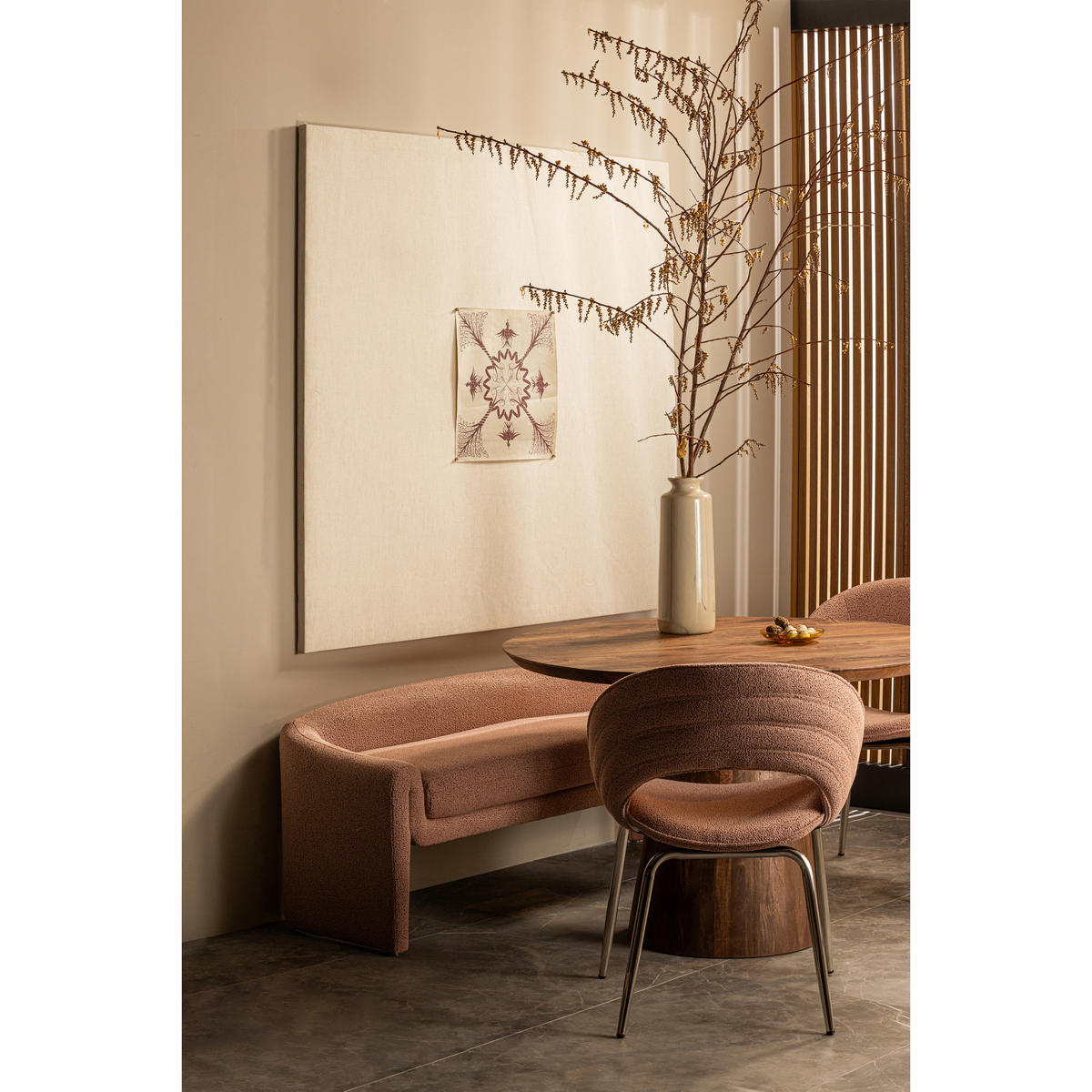 ESSTISCH in Holz 130/130/76 cm  - Walnussfarben, Design, Holz (130/130/76cm) - Livetastic