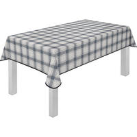 TISCHDECKE KARO 130/160 cm  - Blau, ROMANTIK / LANDHAUS, Textil (130/160cm) - Peyer Syntex