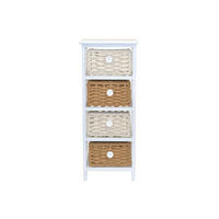 KOMMODE  in  - Creme/Braun, Design, Holz/Textil (25/30/74cm) - MID.YOU