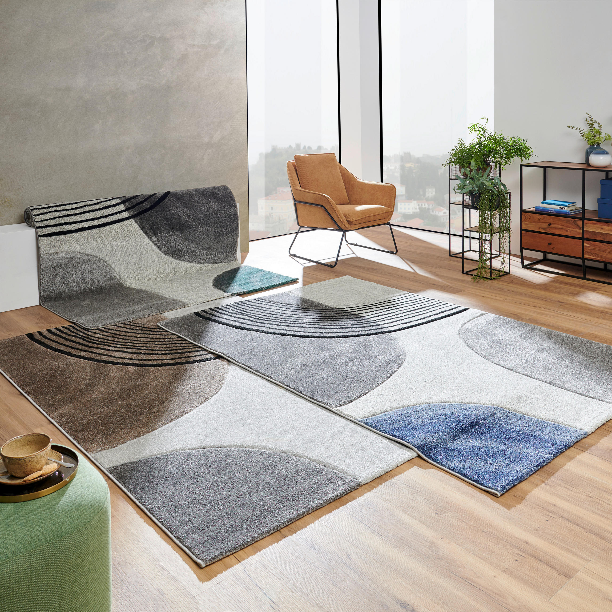 TKANA PREPROGA  Zen     80/150 cm    tkano  siva, bež  - siva/bež, Konvencionalno, umetna masa/tekstil (80/150cm) - Novel