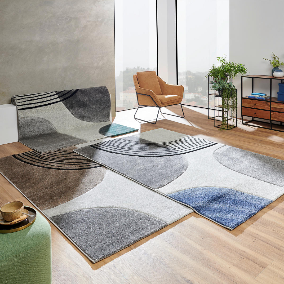 TKANA PREPROGA  Zen     80/150 cm    tkano  siva, bež  - siva/bež, Konvencionalno, umetna masa/tekstil (80/150cm) - Novel