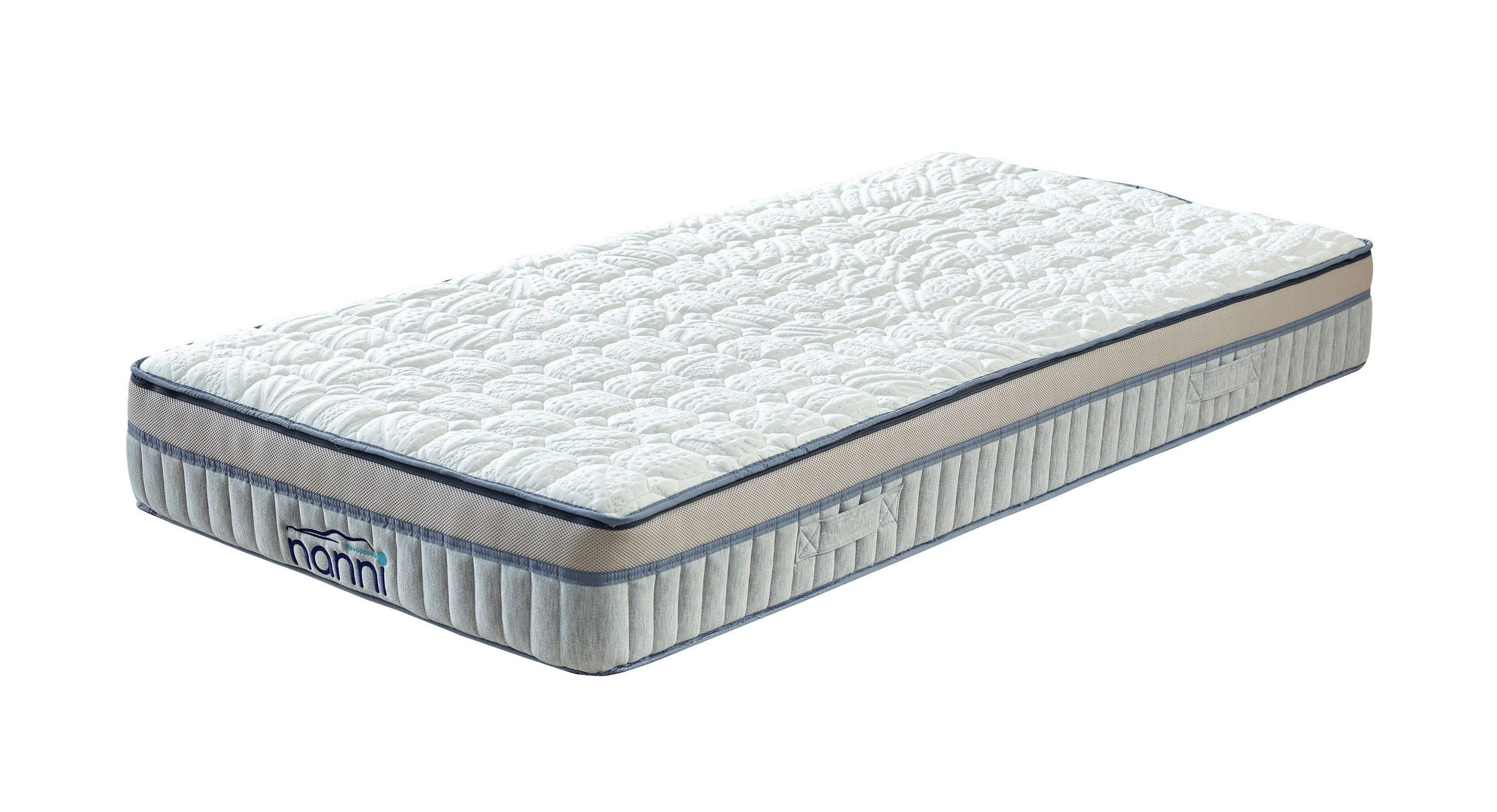 MATRAC 180/200 cm  - bézs/fehér, Basics, textil (180/200cm) - Sleeptex