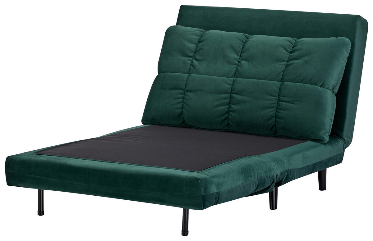 ROZKLADACIE KRESLO, textil, zelená - čierna/zelená, Design, drevo/textil (102/81/87cm) - Carryhome