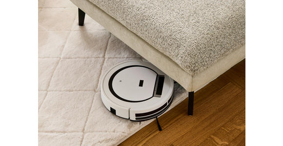 WOHNLANDSCHAFT Silberfarben, Beige Chenille  - Beige/Silberfarben, Design, Textil/Metall (243/352/190cm) - Dieter Knoll