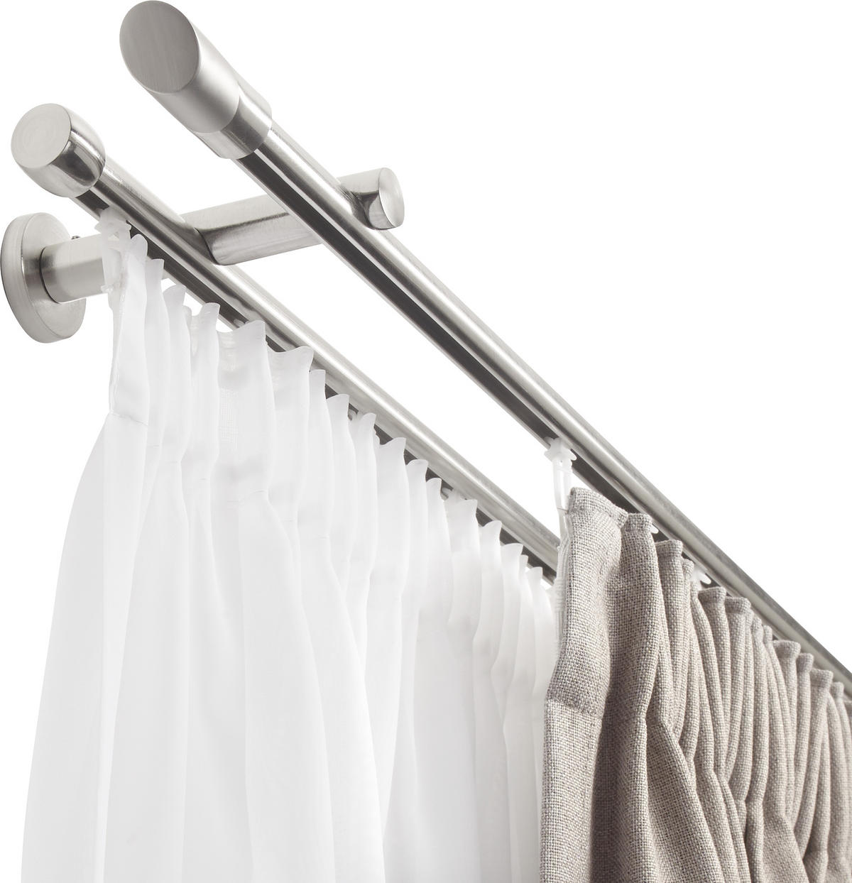 RUNDSTANGENGARNITUR 240 cm  - Basics, Metall (240cm) - Homeware