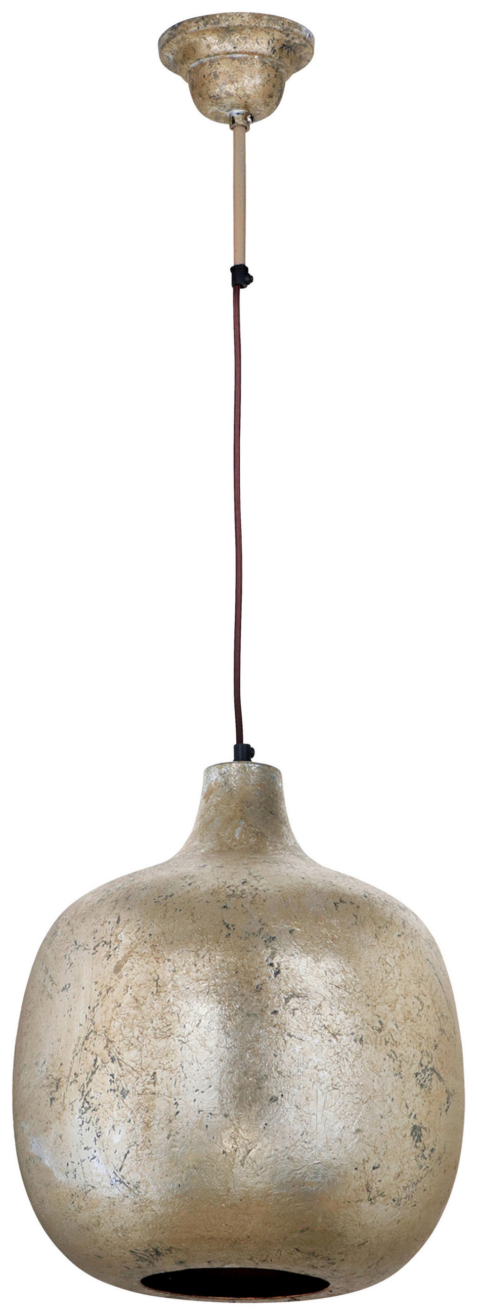 ZÁVĚSNÉ SVÍTIDLO, 34/34/38 cm  - bronzová, Basics, kov (34/34/38cm) - MID.YOU