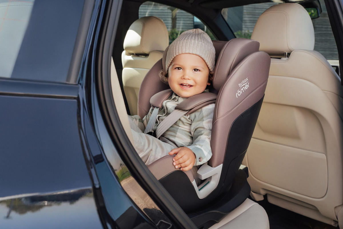 REBOARDER-KINDERSITZ Swivel  - Dunkelgrau, Basics, Kunststoff/Textil (56/44/57cm) - Britax Römer