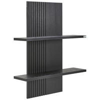 HÄNGEELEMENT Schwarz  78/92/20 cm  - Schwarz, Trend, Holzwerkstoff (78/92/20cm) - Hom`in
