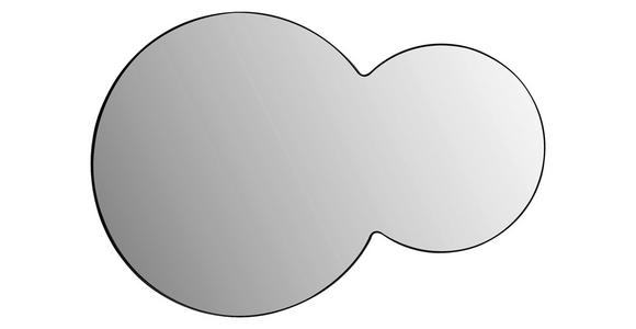 WANDSPIEGEL 90/60/2,5 cm  - Schwarz, Basics, Glas/Metall (90/60/2,5cm) - Xora