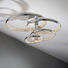 LED-DECKENLEUCHTE - Chromfarben, Design, Glas/Metall (57/47/26cm) - Ambiente