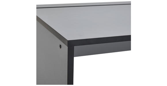 GAMINGTISCH Dunkelgrau  - Dunkelgrau, MODERN, Holzwerkstoff (180/80/75cm) - Novel