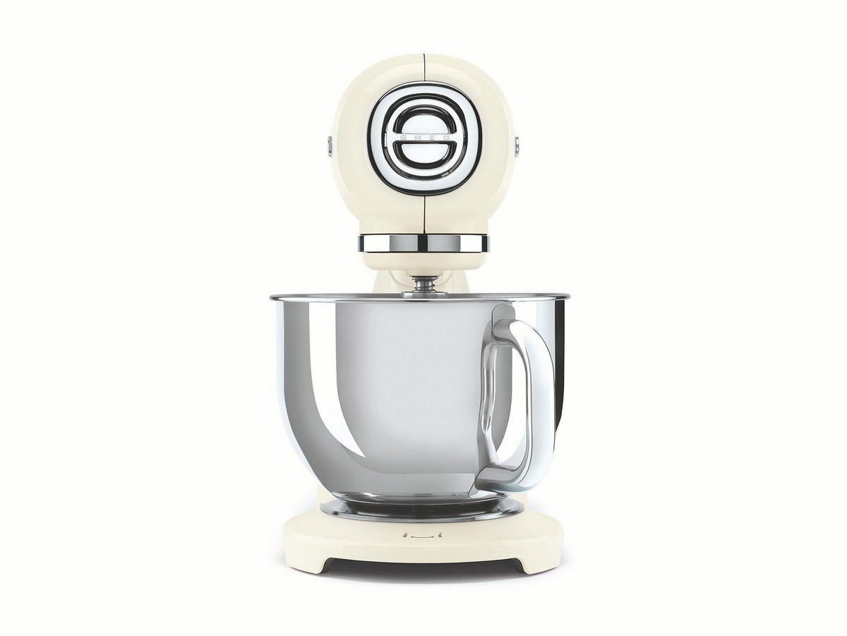 KÜCHENMASCHINE 50´S STYLE SMF05CREU  - Creme/Alufarben, Basics, Metall (40,2/37,8/22,1cm) - SMEG