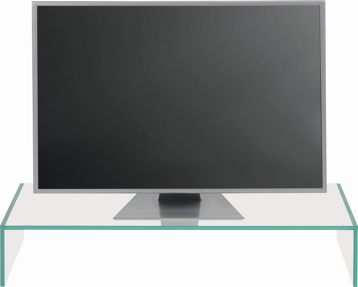 Înălțător Tv in străveziu  - străveziu, Design, sticlă (80/14/35cm) - Xora