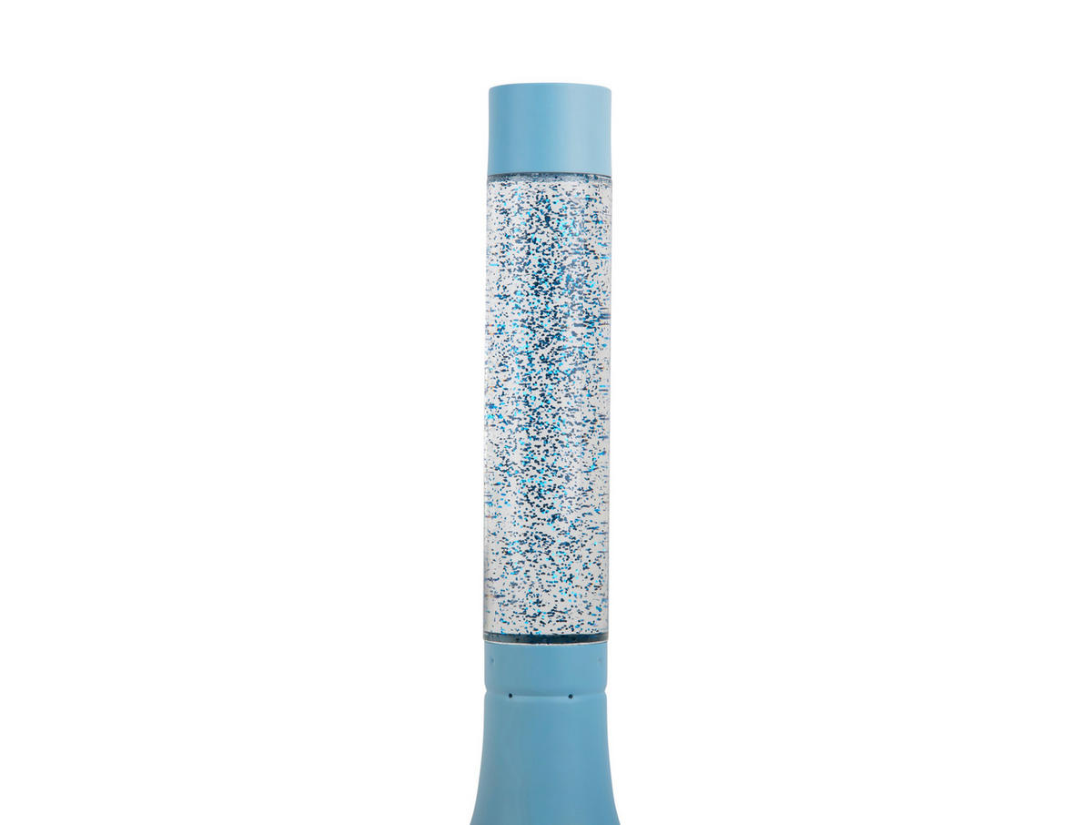 GLITTERLEUCHTE - Hellblau, Basics (13/13/37.5cm) - Leitmotiv