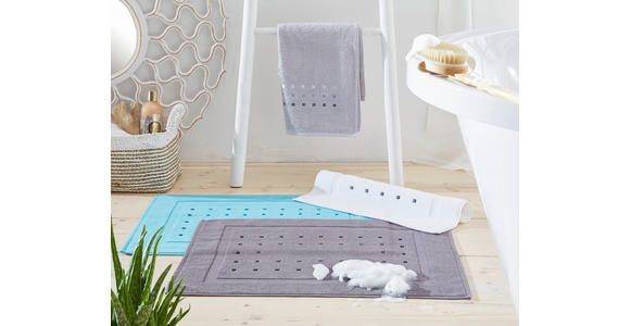 BADEMATTE Anthrazit 50/70 cm - Anthrazit, Design, Textil (50/70cm) - Esposa