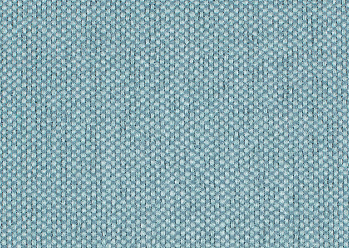 ECKSOFA Hellblau Flachgewebe  - Hellblau, Design, Textil/Metall (290/238cm) - Pure Home Lifestyle