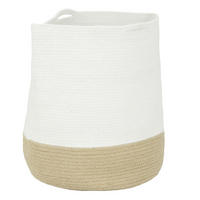 BOX  35/40 cm    - Braun/Weiß, LIFESTYLE, Textil (35/40cm)