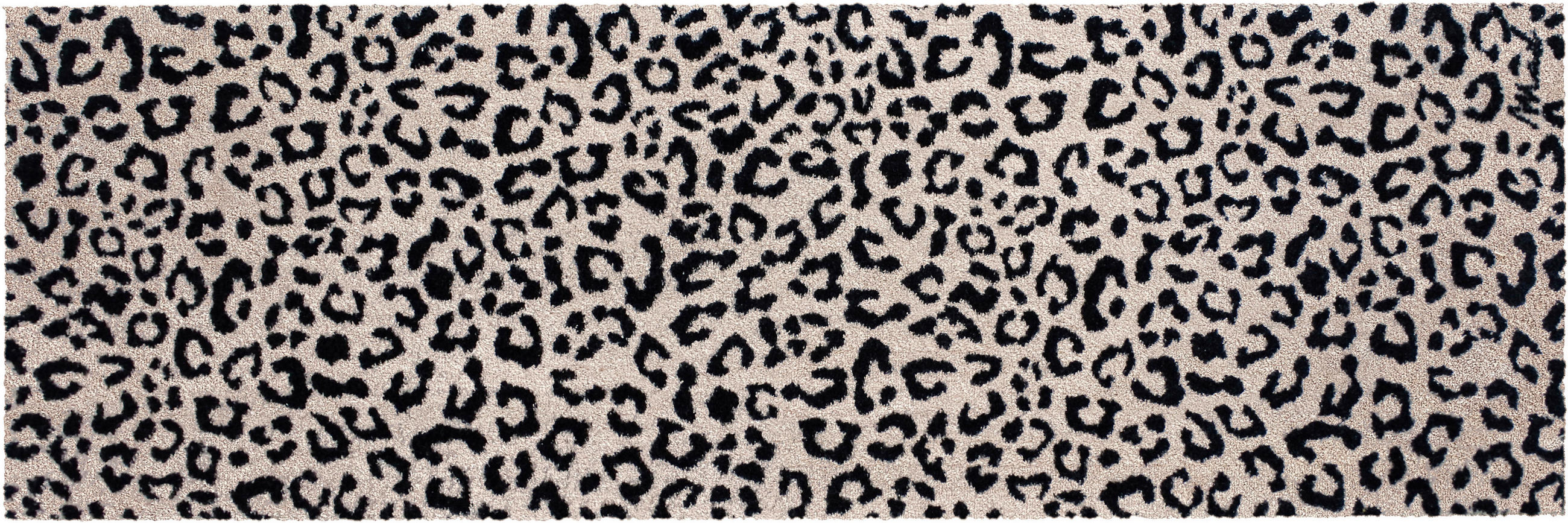 madaboutmats Läufer Touch Schwarz, Beige 50x150 cm