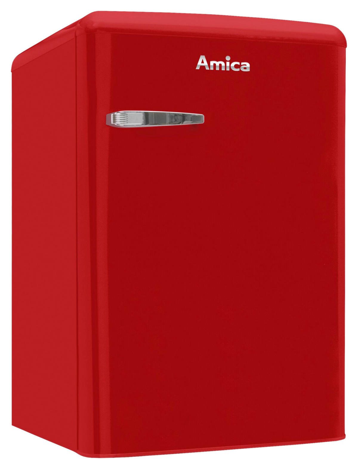 KÜHLSCHRANK 55/86/61,5 cm VKS15620-1R  - Rot, Basics, Glas/Metall (55/86/61,5cm) - Amica