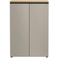 AKTENSCHRANK 80/120/40 cm  - Eichefarben/Grau, MODERN, Holzwerkstoff (80/120/40cm) - Novel